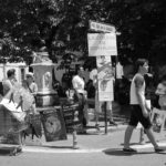 Comédiens dans les rues d'Avignon