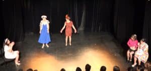Cours de théâtre à Paris, niveau intermédiaire, spectacle de fin d'année 2024 des cours Lizart