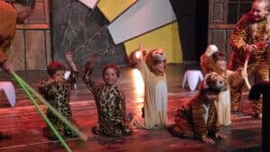 Dernière répétition du spectacle du cours de théâtre des petits, cours Lizart