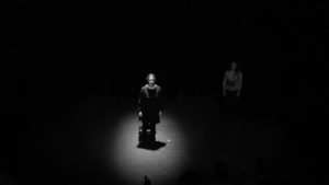 Monologue improvisé pour cet élève des cours de théâtre à Paris, Lizart