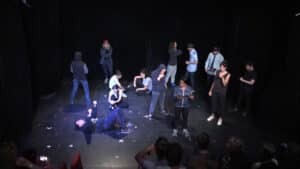 Spectacle de fin d'année 2025 des élèves des cours de théâtre à Paris, Lizart, niveau Intermédiaire
