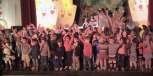 Spectacle de fin d'année des enfants, cours Lizart, année 2020